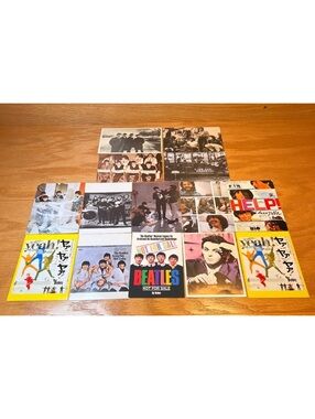 Vintage The Beatles Collectible Postcards and Memorabilia Set
